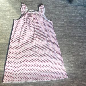 Pink hearts girls roller rabbit nightgown